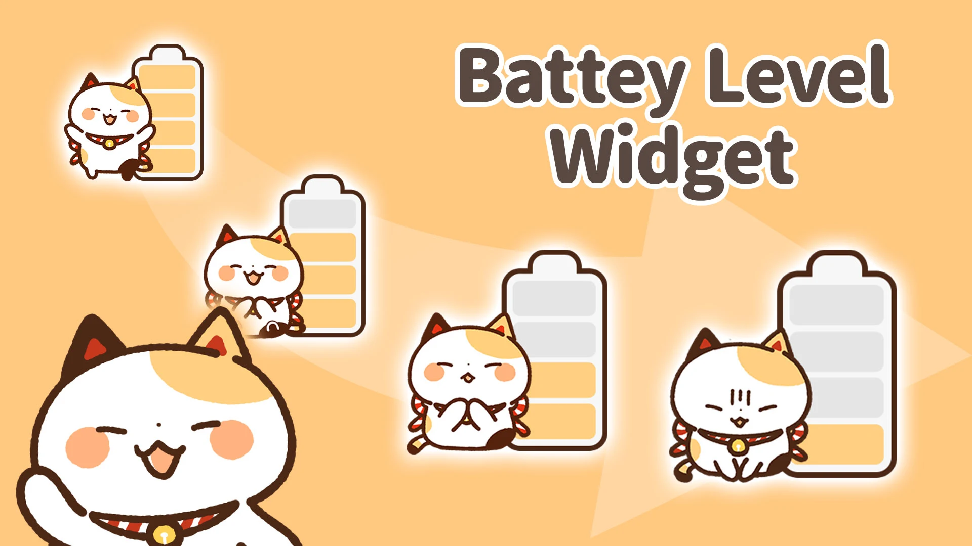 Battery widget Maneki Nekko screenshot